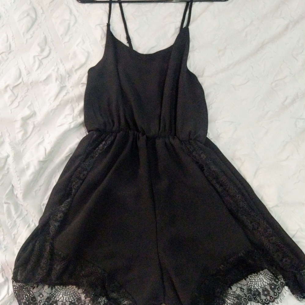 Eyelash Lace Romper